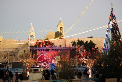 Christmas in Manger Square, Bethlehem
