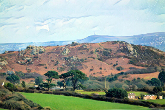Trencrom Hill and Carn Brea