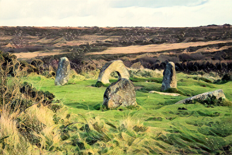 Mȇn an Tol, originally a stone circle