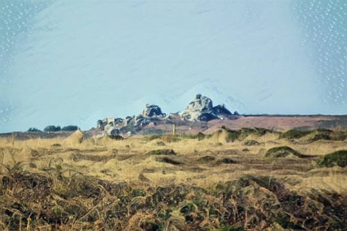 Carn Kenidjack as seen from Botrea Barrows