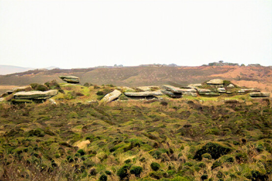 Neolithic placed stones on Sperris Croft, Zennor Hill