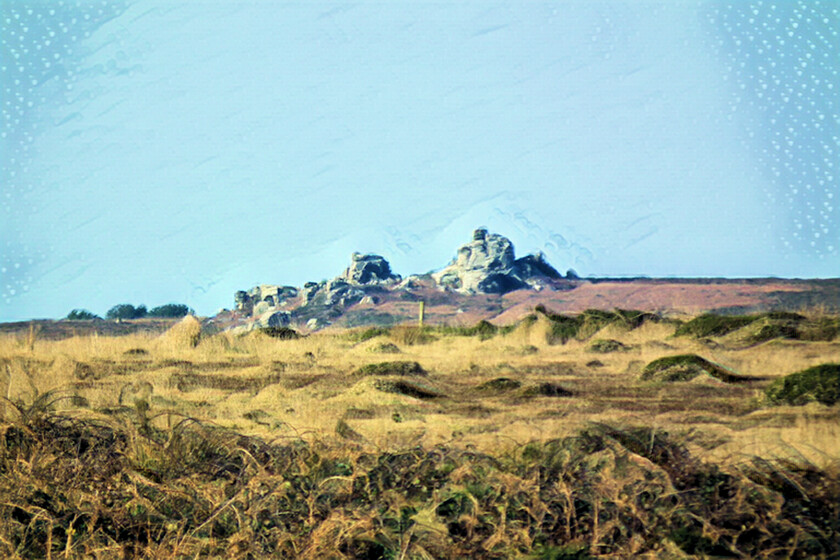 Carn Kenidjack as seen from Botrea Barrows