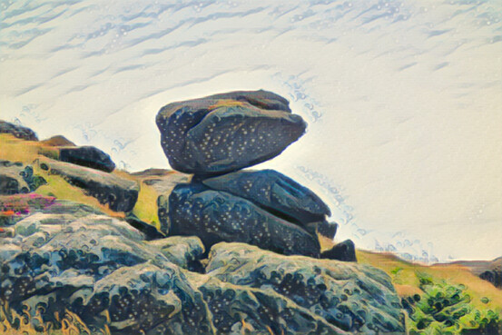 Rock near Carn Barra