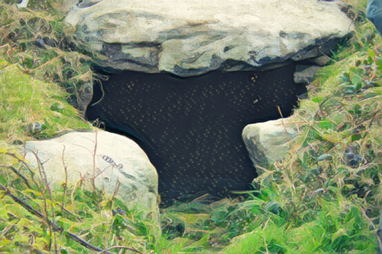Chambered cairn at Treen