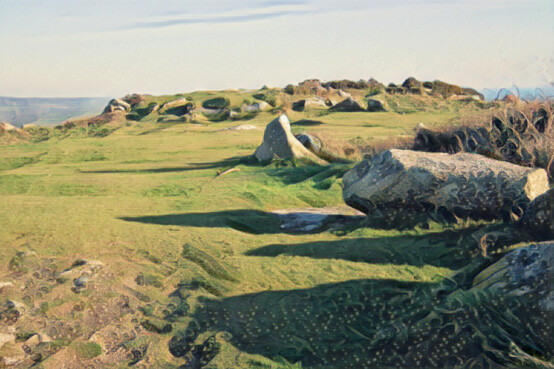 On top of Trencrom Hill