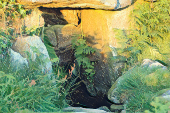 The hidden well on Trencrom Hill