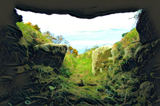 Chambered cairn at Treen