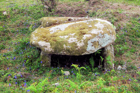 Tregeseal chambered cairn, not far from Tregeseal