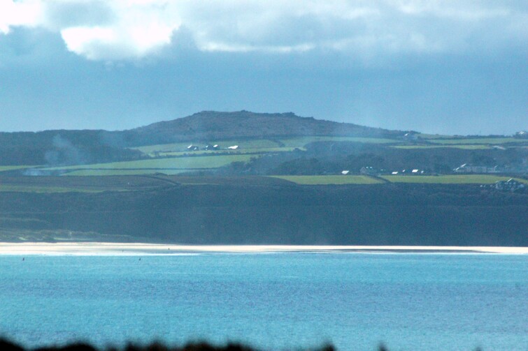 Trencrom Hill from the Towans