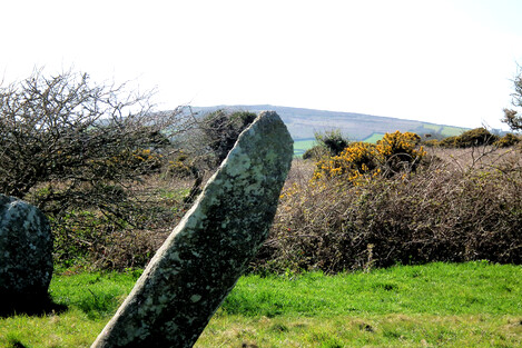 Chapel Carn Brea as seen from Boscawen-un