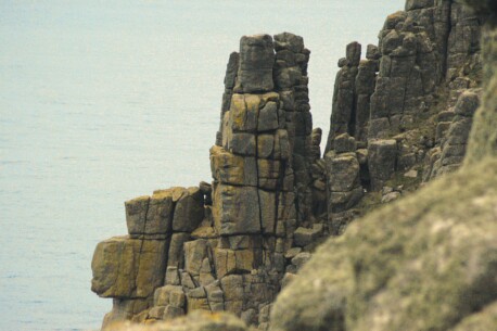 Sentries at Pordenack Point, guarding Britain's Atlantic coast