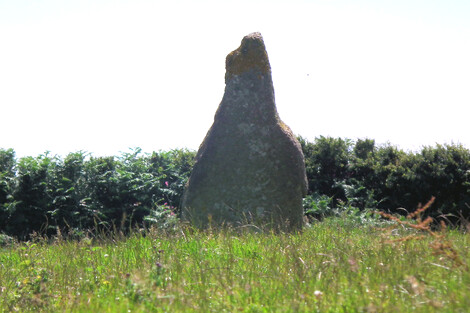 One of the Kemyel menhirs - Kemyel A