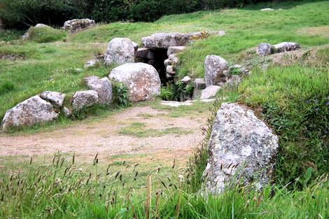 The entrance to the fogou at Carn Euny