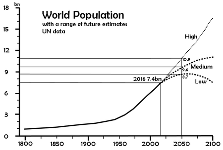 World population growth
