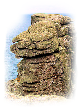 Guardian of the Isles, Pordenack Point, Land's End, Cornwall, UK